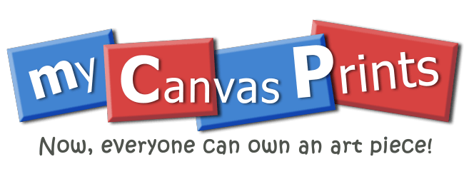 MyCanvasPrints - Logo (black slogan)