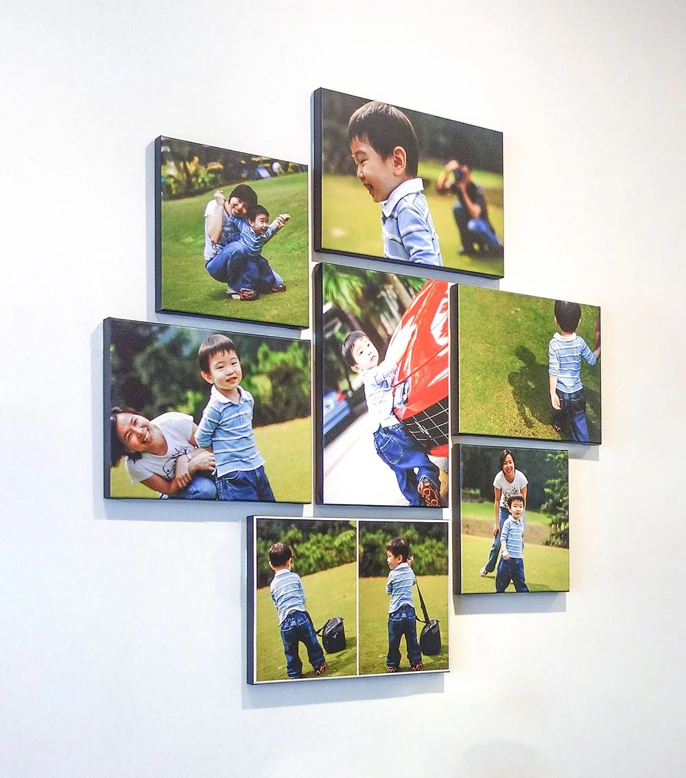 7-pc Canvas Cluster of Mommy & Boy