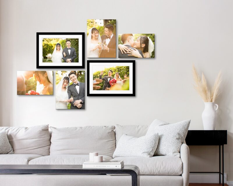 Wedding Photo Canvas Frame Cluster_1